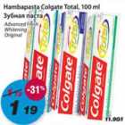 Allahindlus - Hambapasta Colgate Total, 100ml