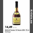 Allahindlus - Вrändi Torres l0 Years 38% 70 cl