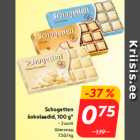 Schogetten
šokolaadid, 100 g* • 3 sorti