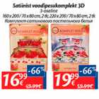 satiinist voodipesukomplekt 3D