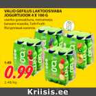 VALIO GEFILUS LAKTOOSIVABA JOGURTIJOOK 4 X 100 G