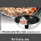 Wok pann Jamie Oliver, Tefal;  28 cm