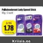 Allahindlus - Pulkdeodorant Lady Speed Stick