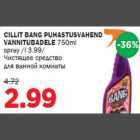 CILLIT BANG PUHASTUSVAHEND VANNITUBADELE 750ml spray