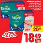 Mähkmed - Mähkmed Pampers •midi,112 tk •maxi,99tk•junior,82tk •xl,76 tk 