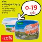 Rimi määrdejuust, 150 g •Classic •maitseainetega