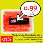 Allahindlus - Vici jahutatud lumekrabi, 150 g