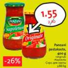 Panzani pastakaste, 400 g •Originale •Napolenta
