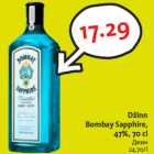 Allahindlus - Džinn Bombay Sapphire, 47%, 70 cl