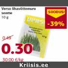 Verso lihavõttemuru
seeme
10 g