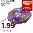 Milka Singles Mix
kommikarp
147 g
