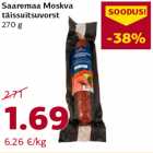 Saaremaa Moskva
täissuitsuvorst
270 g