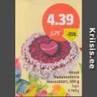 Reval Punasesõstra moussetort, 500 g