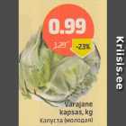Varajane kapsas, kg