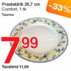 Allahindlus - Praetaldrik 26,7 cm