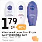 Kätekreem Express Care, Repair Care või Intensive Care