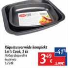 Allahindlus - Küpsetusvormide komplekt Lets Cook, 2 tk