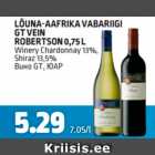 LÕUNA-AAFRIKA VABARIIGI GT VEIN ROBERTSON 0,75 L