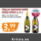 Allahindlus - ITAALIA VAHUVEIN CONTE FOSCO CUVEE 0,75 L