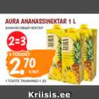 Allahindlus - AURA ANANASSINEKTAR 1 L