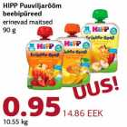 HIPP Puuviljarõõm beebipüreed erinevad maitsed 90 g