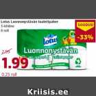 Lotus Luonnonystävän tualettpaber