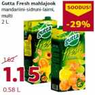 Магазин:Comarket,Скидка:Соковый напиток Gutta