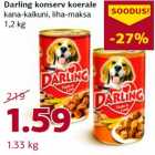 Магазин:Comarket,Скидка:Консервы для собак Darling