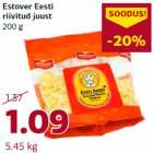 Estover Eesti
riivitud juust
200 g