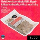 Allahindlus - Maks&Moorits sealihašašlõkk klassikalises marinaadis, 600 g / neto 540 g