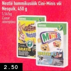 Nestle hommikusöök Cini-Minis või Nesquik, 450 g