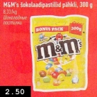 M&M´s šokolaadipastillid pähkli, 300 g