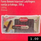 Forno Bonomi küpsised Ladyfingers vanilje ja kakaoga, 200 g