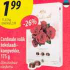 Cardinale valik šokolaadikompvekke, 175 g