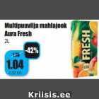 Allahindlus - Multipuuvilja mahlajook
Aura Fresh
2L