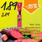 Nõo Ordu täissuitsuvorst küüslauguga, 250 g