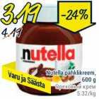 Allahindlus - Nutella pähklikreem, 600 g