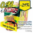 Allahindlus - Noris kiirnuudlite multipakk (6x50g)