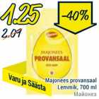 Majonees provansaal Lemmik, 700 ml