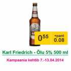 Karl Friedrich - Õlu 5% 500 ml