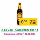 A Le Coq - Klassikaline kali 1 l