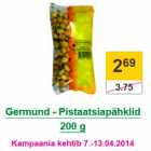 Магазин:Prisma,Скидка:Фисташки Germund 200 г