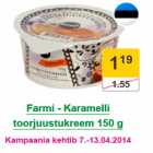 Farmi - Karamelli toorjuustukreem 150 g