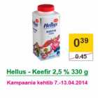 Allahindlus - Hellus - Keefir 2,5 % 330 g