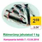 Allahindlus - Räimerümp jahutatud 1 kg