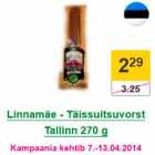 Linnamäe - Täissuitsuvorst Tallinn 270 g