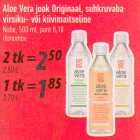 Allahindlus - Aloe Vara jook Originaal, suhkruvaba virsiku- või kiivimaitseline
