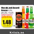 Muu alk. jook Bacardi Breezer