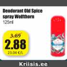 Allahindlus - Deodorant Old Spice spray Wolfthorn 125 ml