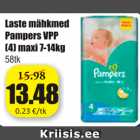 Allahindlus - Laste mähkmed Pampers VPP 